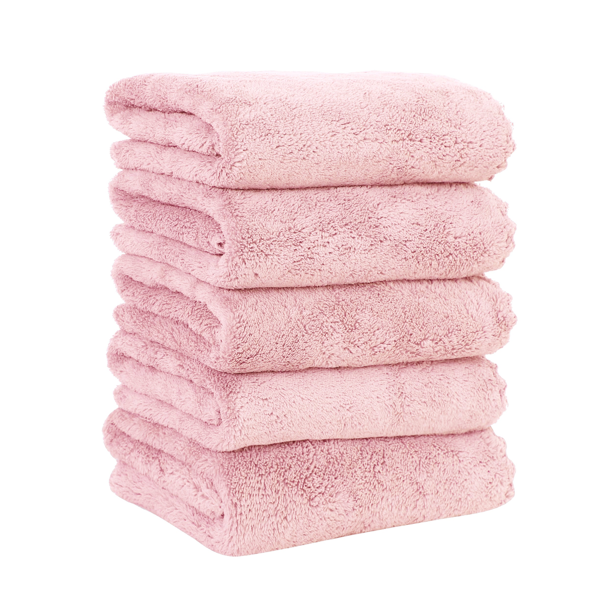 5pcs Microfiber Hand Towels Set 34x8inch Highly Absorbent Towels