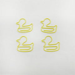 30pcs Ducking Metal Paper Clips Bookmarks For Office Notebook School Stationery