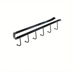 Cabinet Mug Hook 6/12 Hooks Cup Holder Organizer Space Saving Storage Rack