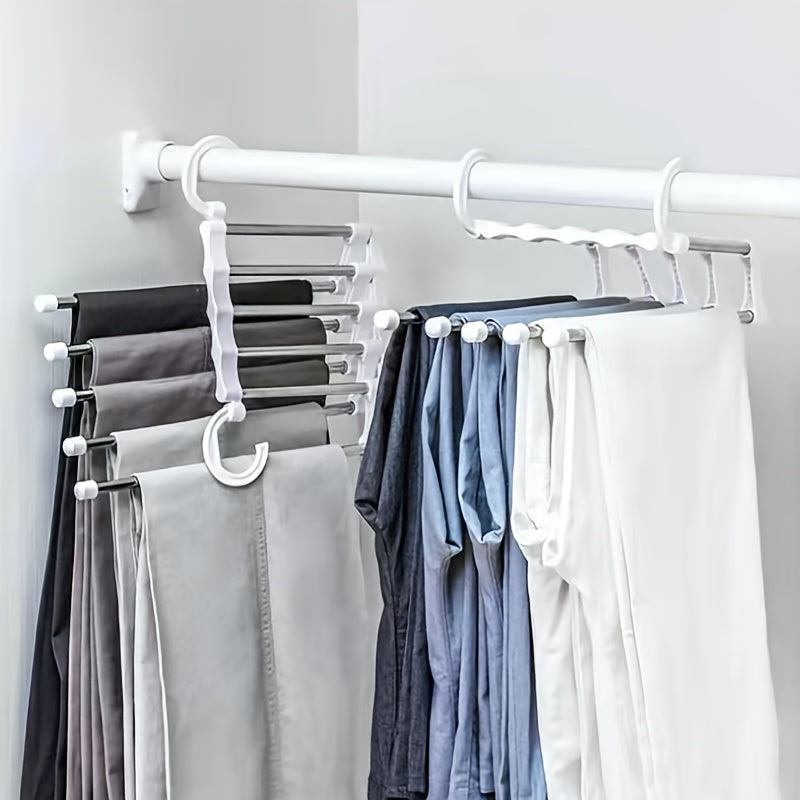 5-in-1 Magic Trouser Rack Hanger - Maximize Closet Space