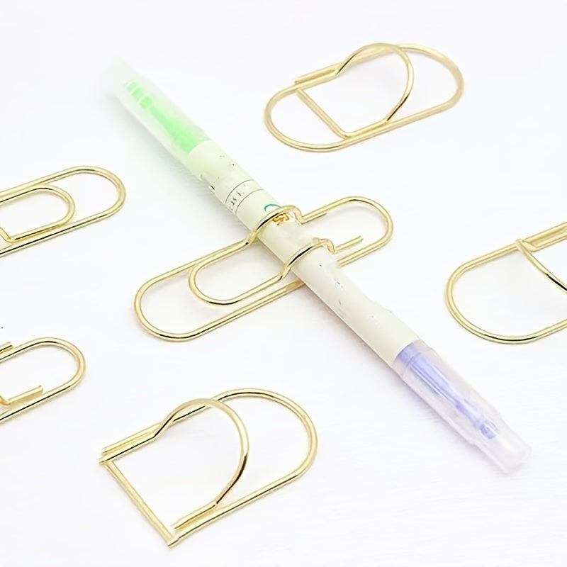 5pcs Metal Pen Clip Notebook Accessory Conveniently Carry Pencil Holder