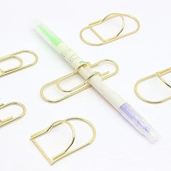 5pcs Metal Pen Clip Notebook Accessory Conveniently Carry Pencil Holder