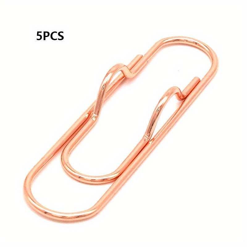 5pcs Metal Pen Clip Notebook Accessory Conveniently Carry Pencil Holder