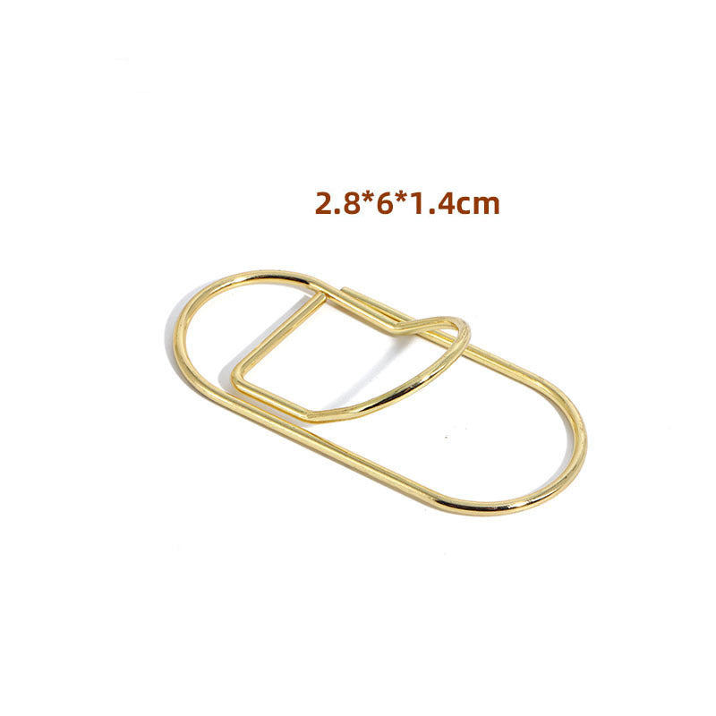5pcs Metal Pen Clip Notebook Accessory Conveniently Carry Pencil Holder