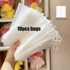 30pcs Storage Bags For Kids Toys Waterproof Transparent Portable