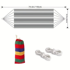 Outdoor Portable Swing Hammock Chair Set For Camping