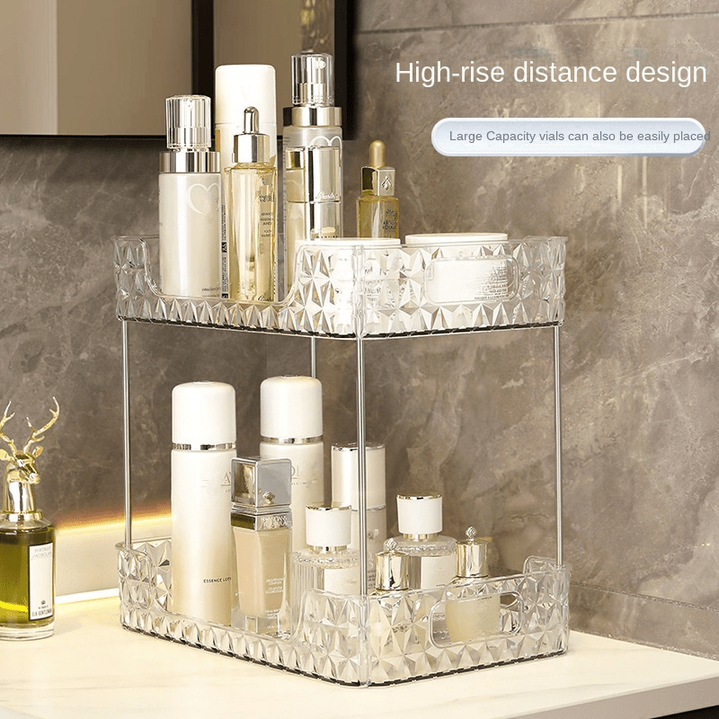 Vanity Organizer Tray for Bathroom and Bedroom Countertops