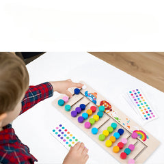 Wooden Go Chess Game Toddler Puzzle Think Educational Developmental Toy
