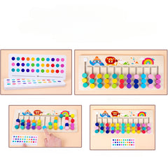 Wooden Go Chess Game Toddler Puzzle Think Educational Developmental Toy