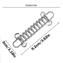 5pcs Aluminum Wind Rope Buckles Spring Hook for Camping