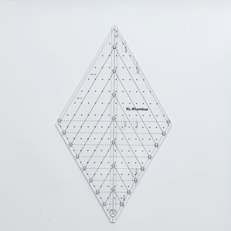 Acrylic Cloth Ruler Sewing Cutting Tool Rhombus Template Patchwork