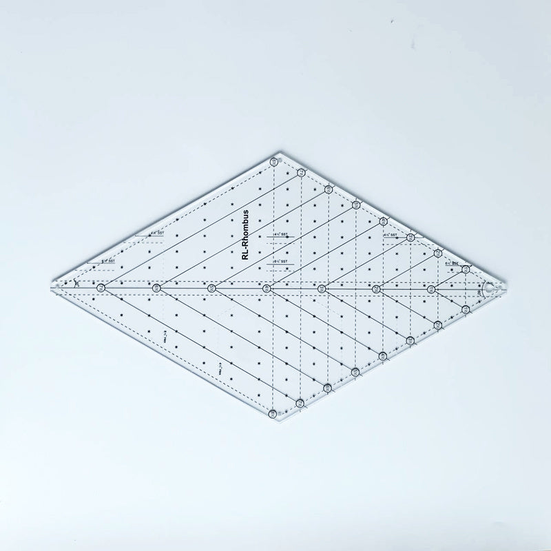 Acrylic Cloth Ruler Sewing Cutting Tool Rhombus Template Patchwork