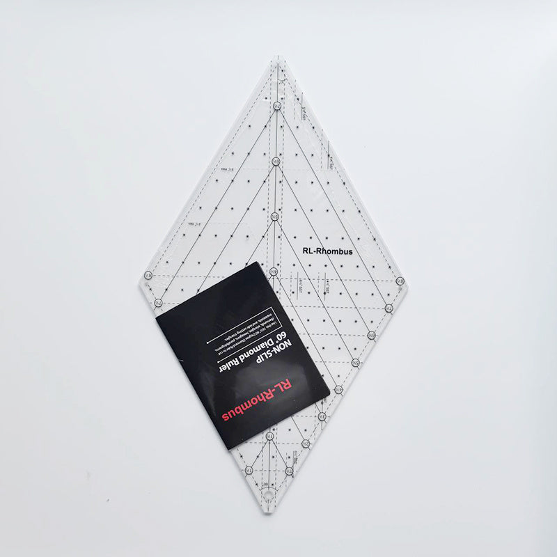 Acrylic Cloth Ruler Sewing Cutting Tool Rhombus Template Patchwork