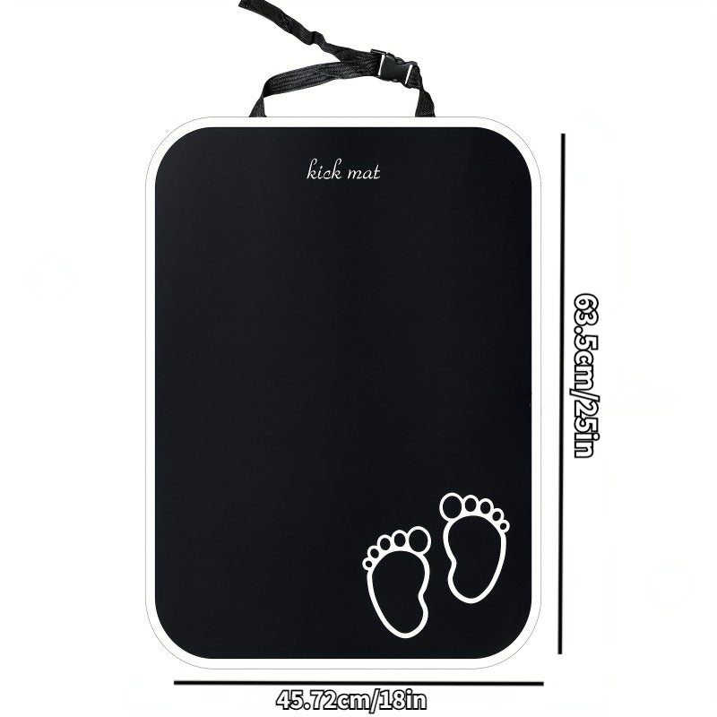 Car Seat Anti-kick Pad - Protects Seat, Prevents Scratches - 1pc 63.5x45.72cm