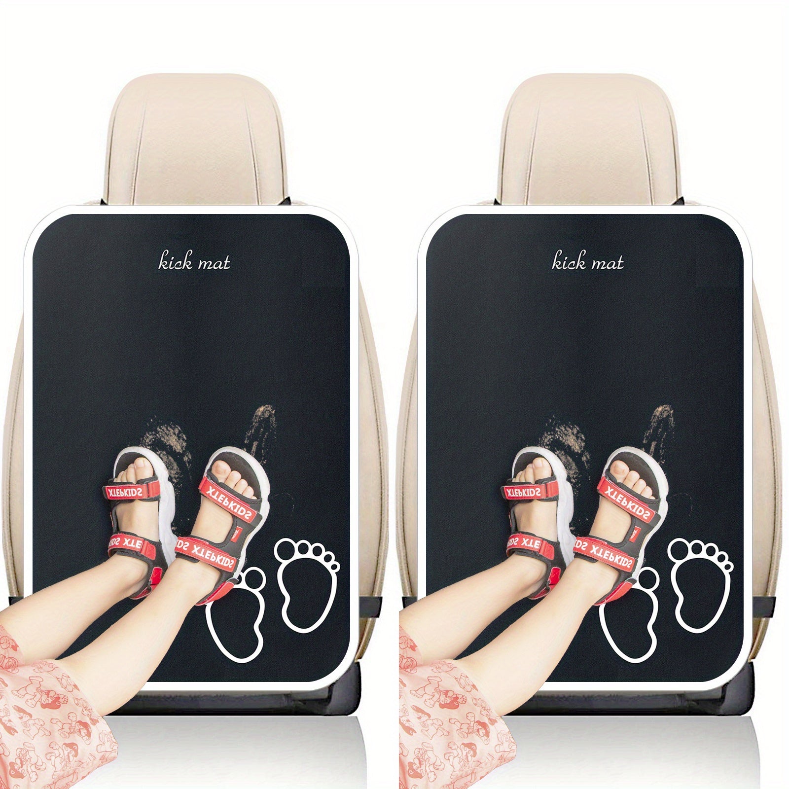 Car Seat Anti-kick Pad - Protects Seat, Prevents Scratches - 1pc 63.5x45.72cm