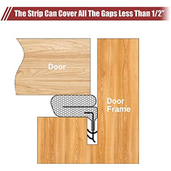 V Shaped Foam Kerf Weather Stripping for Door Frame 7.92 Meter