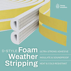 Self Stick Foam Weather Stripping Door Window Seal Draft Stopper