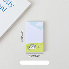American Retro Note Pad For Students Tearable Sticky Memo Pad