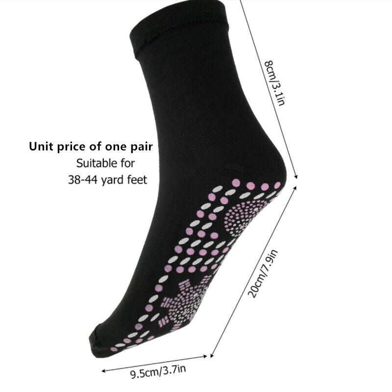 2 Pairs Winter Socks - Warm Foot Massage Socks