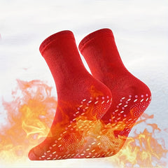 2 Pairs Winter Socks - Warm Foot Massage Socks