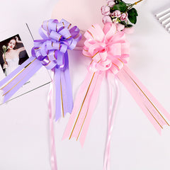 1pc Pull Bow Ribbon Gift DIY Party Wedding Car Decoration Opening Flower Basket