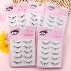 Sunflower Fairy False Eyelashes Transparent Stem