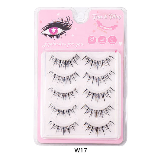 Sunflower Fairy False Eyelashes Transparent Stem