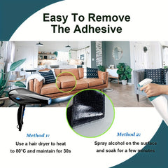Heavy-Duty Hook And Loop Straps - Sofa Cushion Security