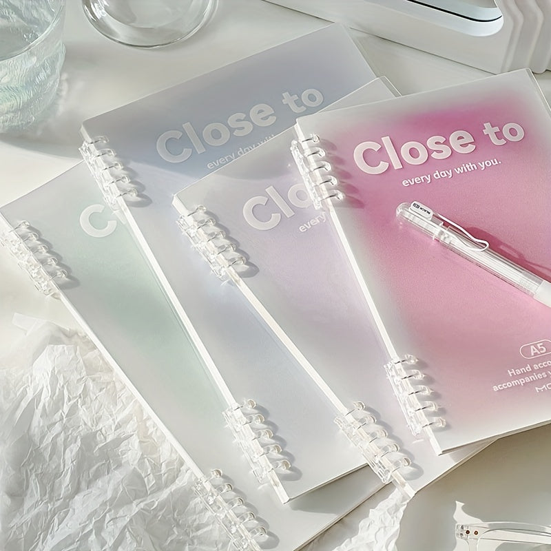 B5 Spiral Notebook 10x7, 120 Pages, College Ruled, Plastic Hardcover