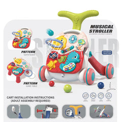 Baby Walker with Basketball, Music & Learning Activities