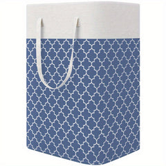 Large Capacity Cotton And Linen Fabric Dirty Clothes Basket