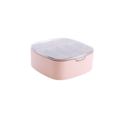 Desktop Covered Data Cable Storage Box Plastic Power Cord Storage Box