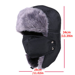 Unisex Balaclava Hat Ear Protection Mask Hat Windproof