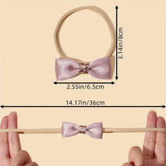 5pcs Baby Girls Flowers Bow Butterfly Headband Elastic Hairband