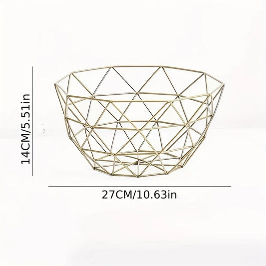 Fruit Basket Coffee Table Snack Plate Christmas Halloween Party Kitchen Storage
