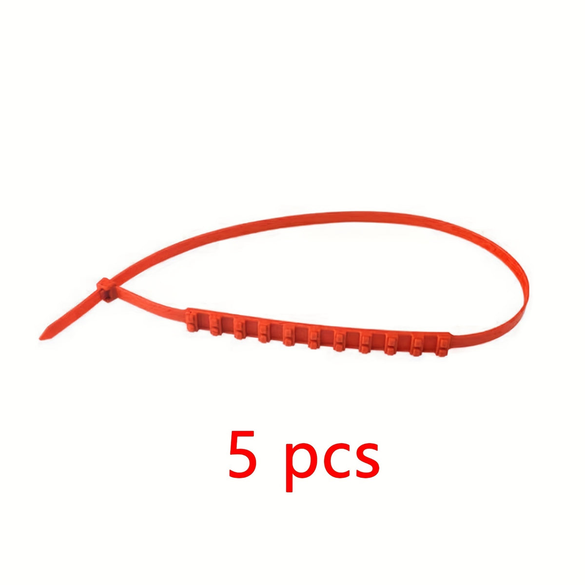 5pcs Reusable Car Snow Chains Universal Adjustable Emergency Portable Snow Tire