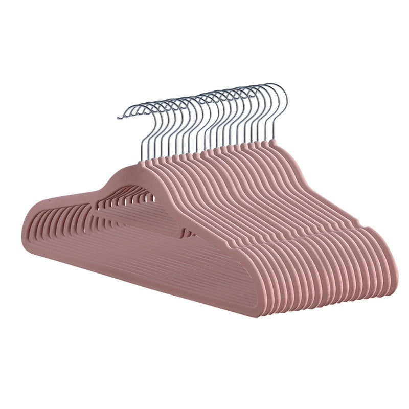 Flocking Hanger for Home Hanging Clothes - Non-slip Seamless Design