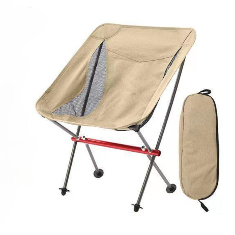 Portable Aluminum Frame Camping Chair with Carry Bag