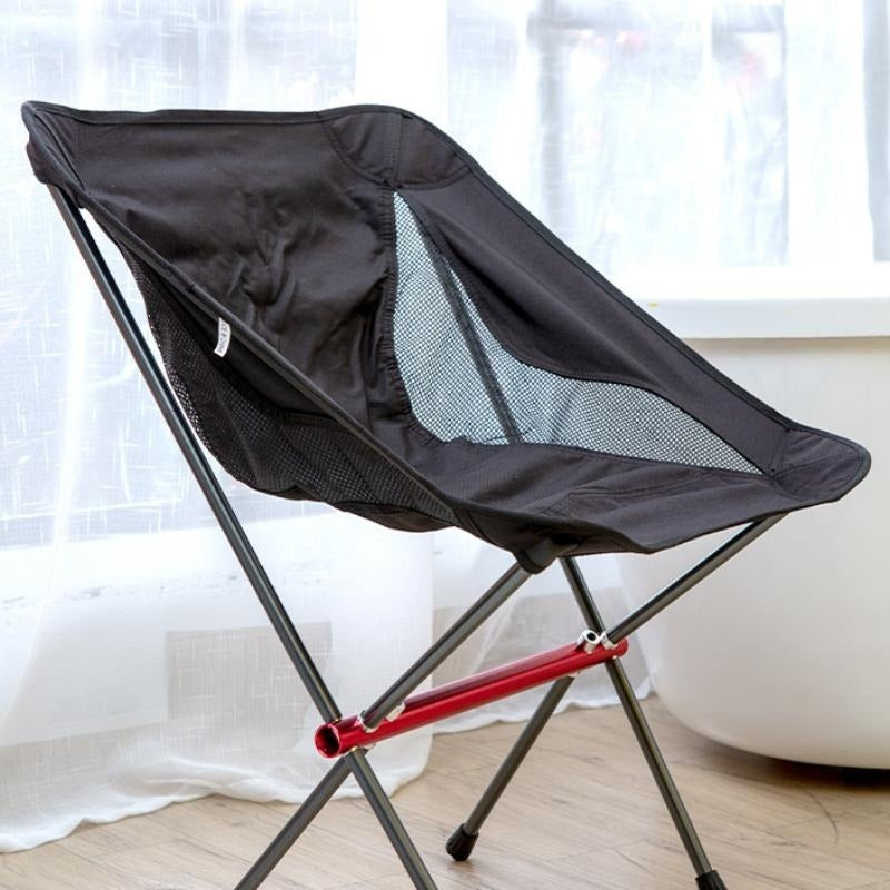 Portable Aluminum Frame Camping Chair with Carry Bag