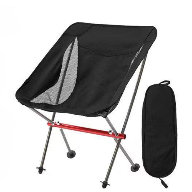 Portable Aluminum Frame Camping Chair with Carry Bag