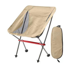 Portable Aluminum Frame Camping Chair with Carry Bag