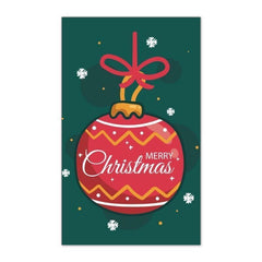 50pcs Mini Thank You Christmas Card with Cute Illustrations