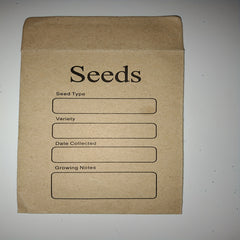 20 Seed Envelopes Self Adhesive for Saving Flower Vegetable Seeds