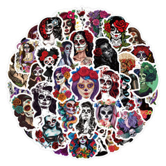 64pcs Dead Graffiti Stickers for Motorcycles Laptops DIY Waterproof