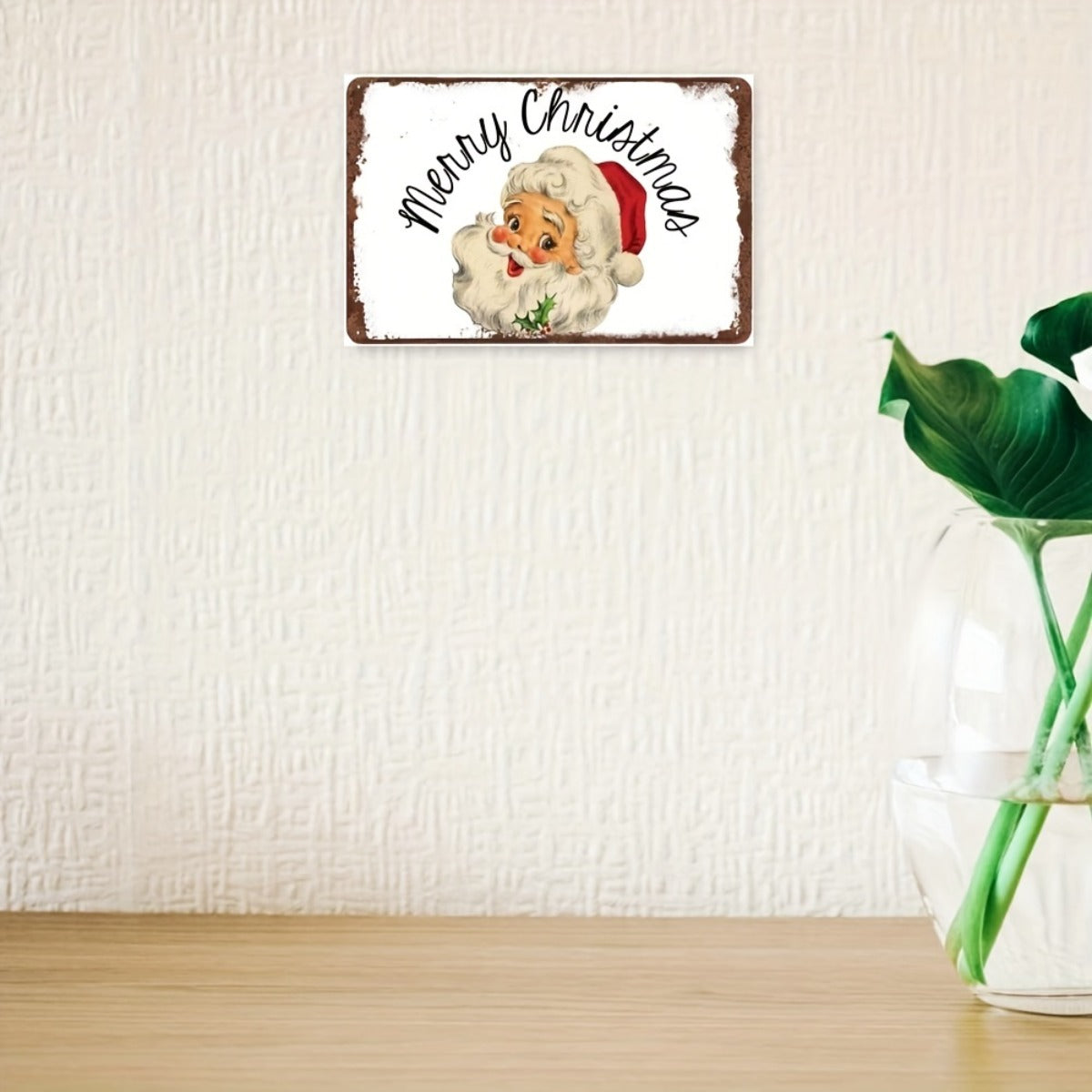 Christmas Merry Birthday Metal Sign