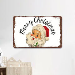 Christmas Merry Birthday Metal Sign