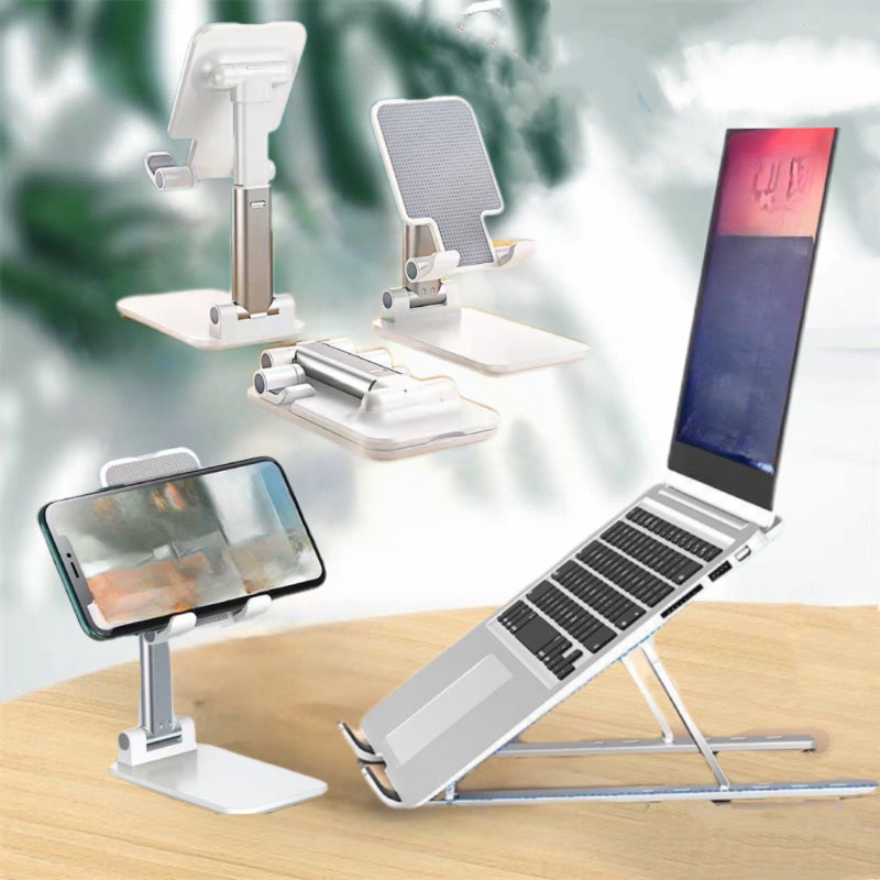 Adjustable Tablet Smartphone Lazy Desk Stand Foldable Cooling Laptop Mount