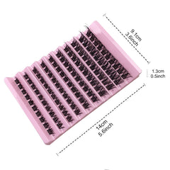 DIY Cluster Lashes 120 Volume Natural Segmented Eyelashes Bundles