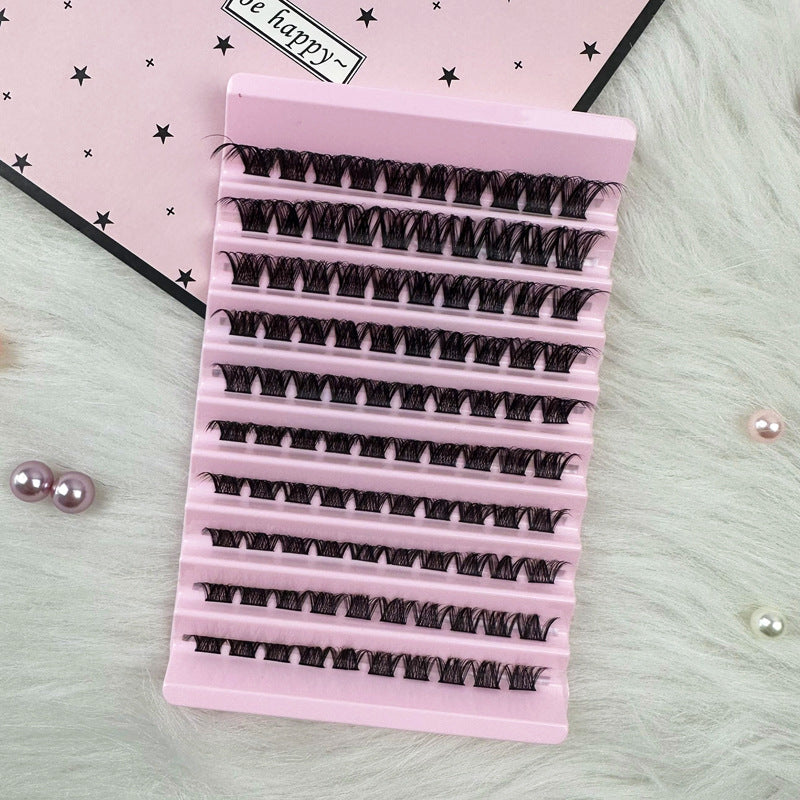 DIY Cluster Lashes 120 Volume Natural Segmented Eyelashes Bundles