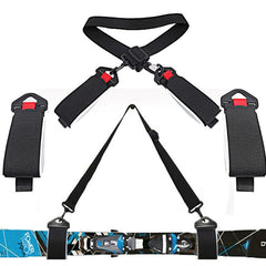 Adjustable Snowboard Carrying Strap Ski Pole Shoulder